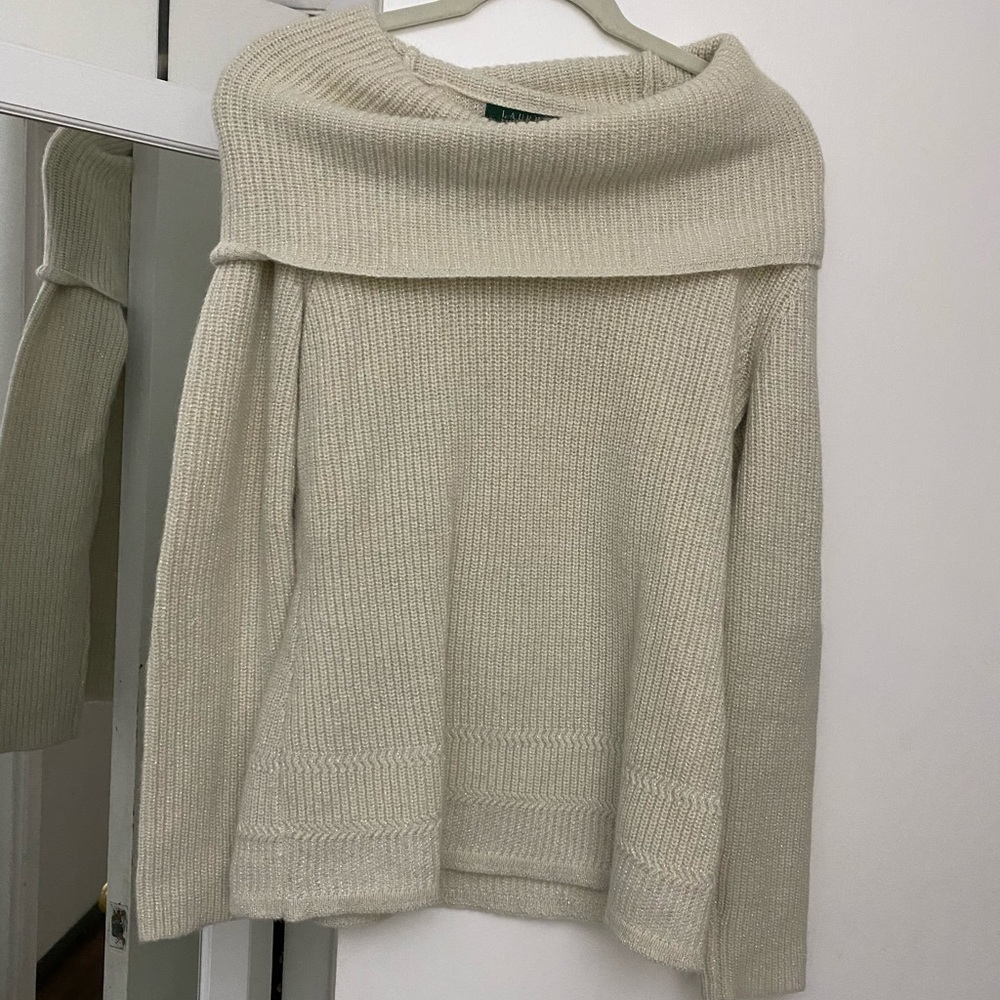 LAUREN Ralph Lauren off the shoulder/cowl neck